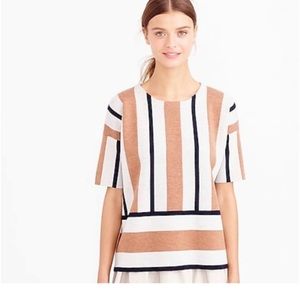 J Crew merino wool short sleeve sweater